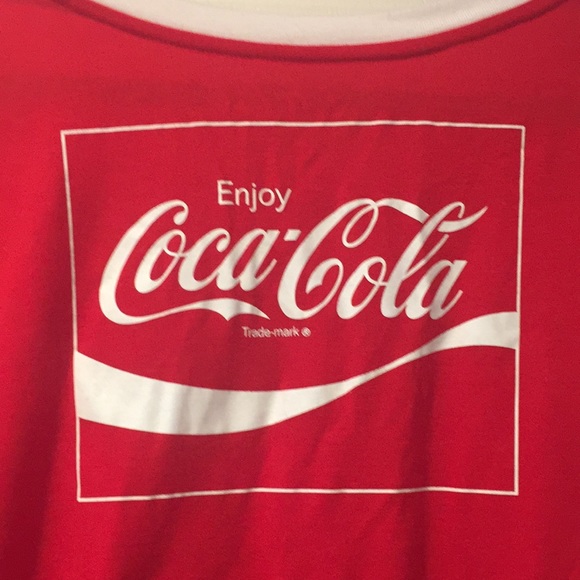 Coca-Cola M/L Red/White Logo Top - Picture 7 of 7